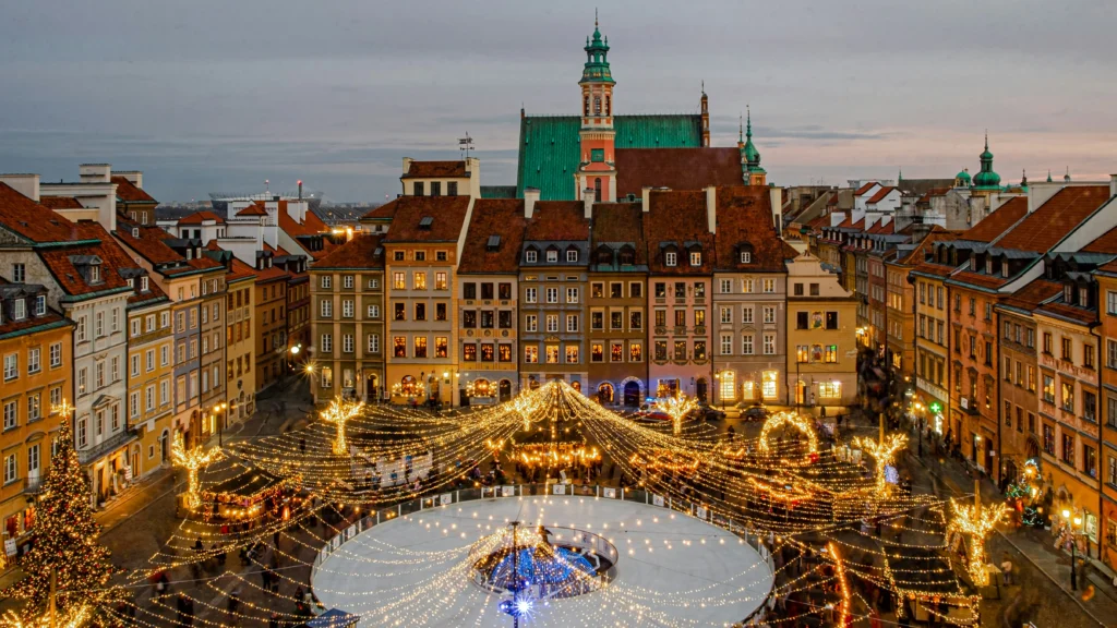 Krakow old town square, Poland